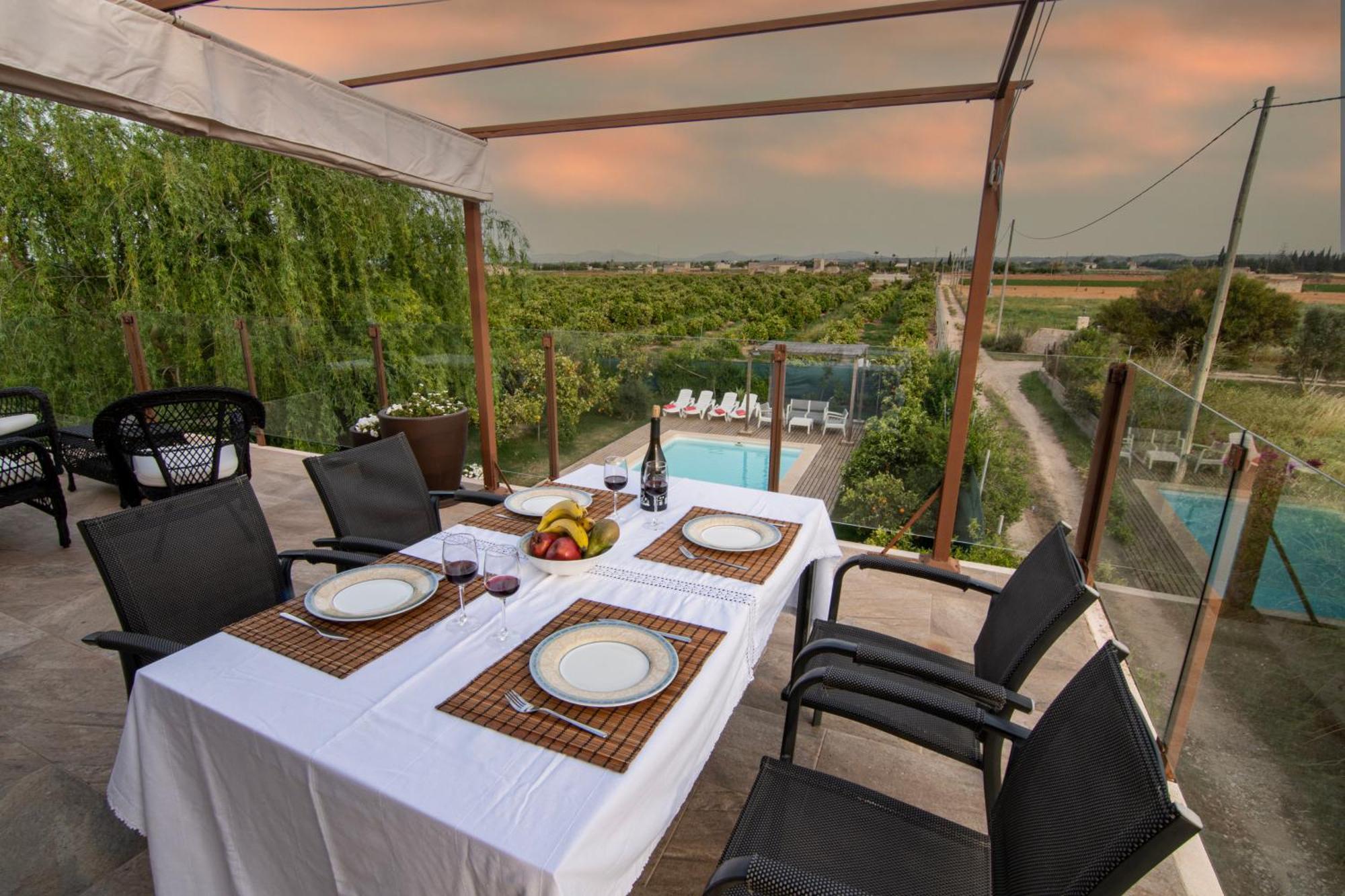 Els Tarongers Perfect For Families Or Friends Villa Sa Pobla Exterior photo